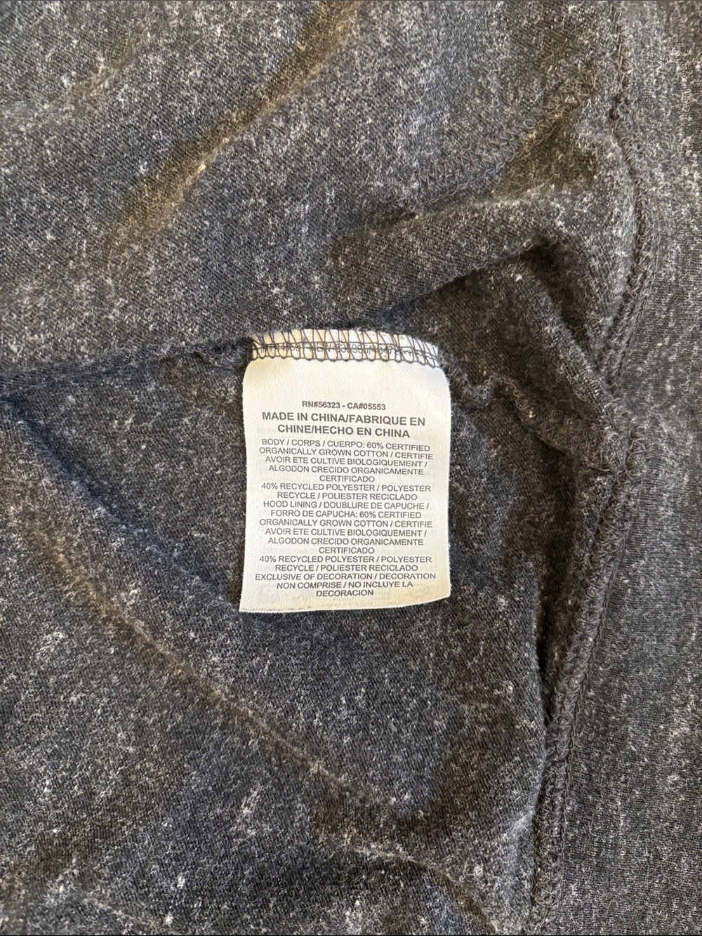 Nike Dark Gray/Faded Black Full-Zip Hoodie Jacket - Picture 6 of 9